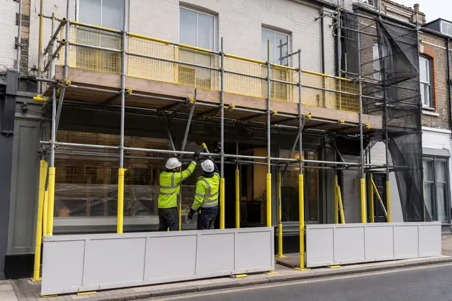 Commercial scaffolding